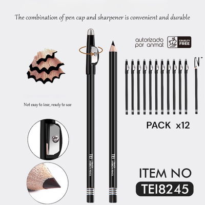 Set de 12 Lápices Delineadores de Tei