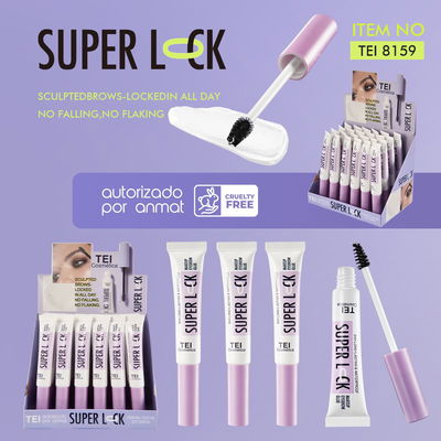 Máscara de Pestañas y Cejas en Gel Super Lock de Tei