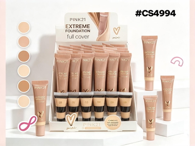 Base Líquida Extreme Foundation de Pink 21