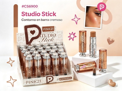 Contorno en Barra Studio Stick de Pink 21 