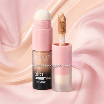 Corrector Líquido Alta Cobertura (doble aplicador) de Linda You