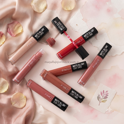 Matte Lip Gloss All Day Stay 24hs de Pink 21