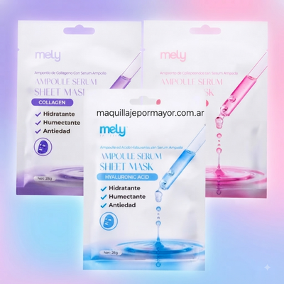 Mascarilla Facial Ampolle Serum de Mely