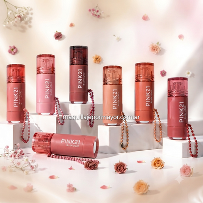 OFERTA Rubor Liquid Blush (con dosificador y llavero) de Pink 21
