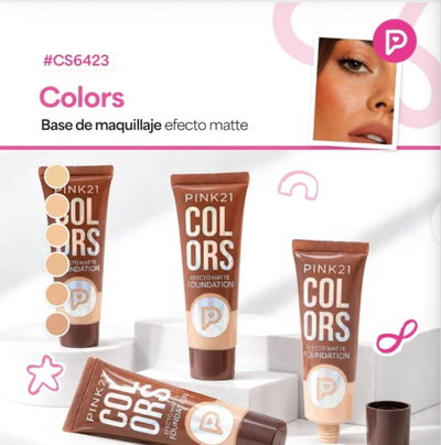 Base Líquida Colors de Pink 21
