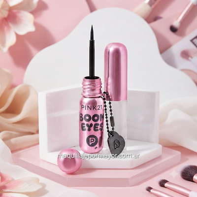Delineador Líquido Boom Eyes (con llavero) de Pink 21