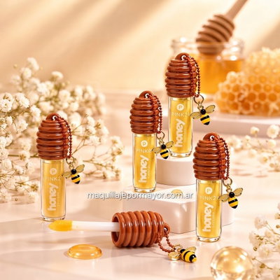 Lip Gloss Honey (con llavero) de Pink 21