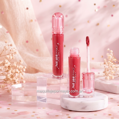 Lip Gloss Matte Hot Pink de Pink 21