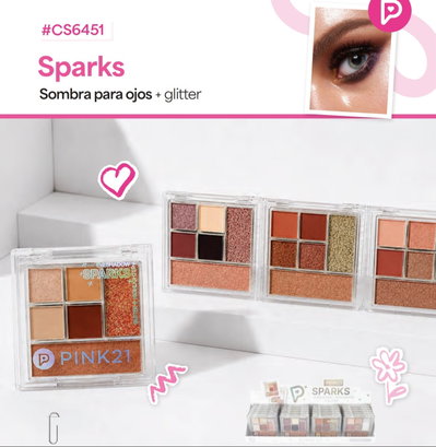 Spark Eyeshadow + Glitter de Pink 21