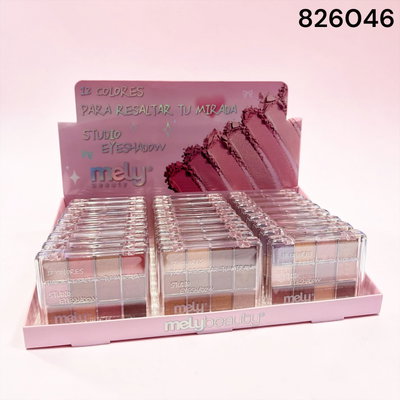 12 Colors Eyeshadow Pallette de Mely