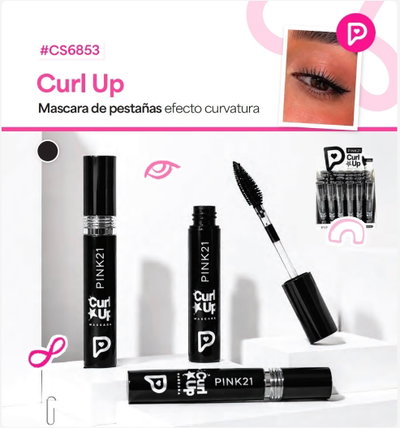 Máscara de Pestañas Curl Up de Pink 21