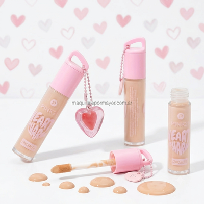 Corrector Líquido + Lip & Cheek (con llavero) Heart Charm de Pink 21