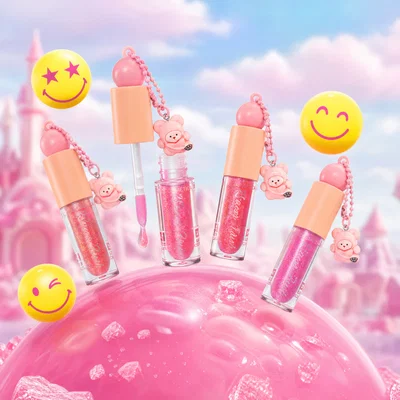 Lip Balm Color Change (con llavero muñequito) de Tei