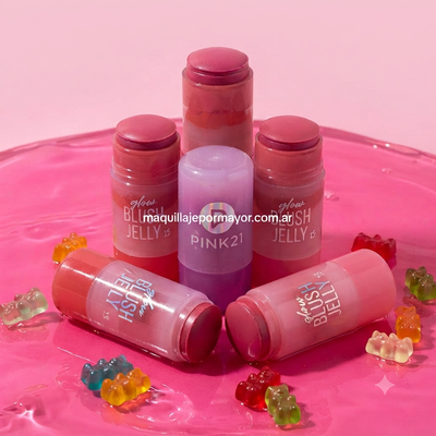 Rubor en Barra Glow Blush Jelly de Pink 21