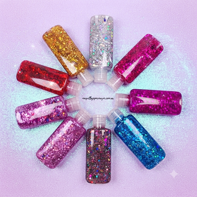 Glitter en Gel Para Rostro y Cuerpo 