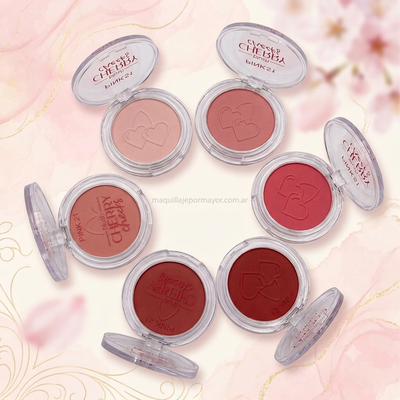 Rubor en Polvo Cherry Cheeks de Pink 21