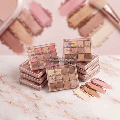 12 Colors Eyeshadow Pallette de Mely