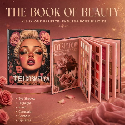 Makeup Book Palette (Blush / Eyeshadow / Highlighter) de Tei