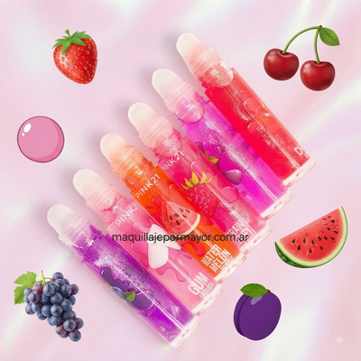 OFERTA Lip Gloss Roll On Frutal de Pink 21