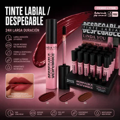 Tinte Labial Despegable de Linda You 