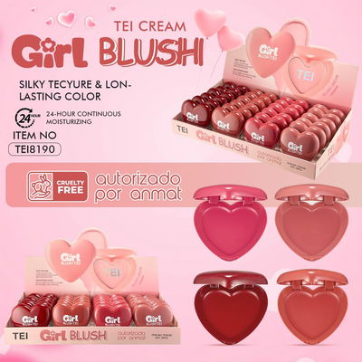 Rubor en Crema Girl Blush de Tei
