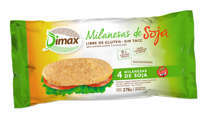 DIMAX - Milanesa de Soja - 4 Unidades - (276 gramos)