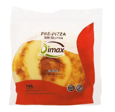 DIMAX - 2 Pizzetas medianas (145 gramos)