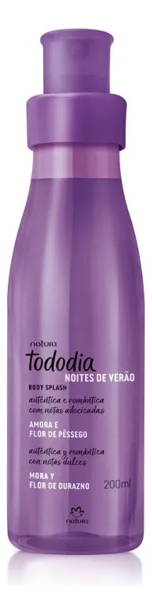 Body Splash Mora y Flor de Durazno x 200ml Tododia