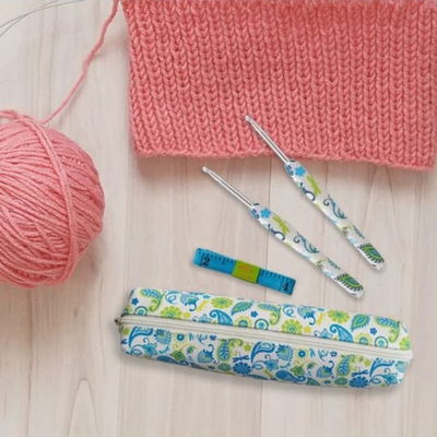 Kit de Crochet 20 Piezas con Estuche – Agujas Ergonómicas y Accesorios