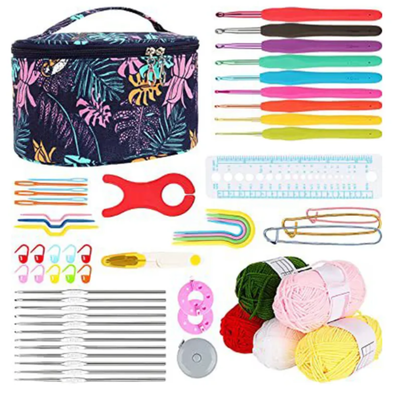 Kit Paraíso - Set Completo de Accesorios para Crochet  - Ganchos, Agujas y Más