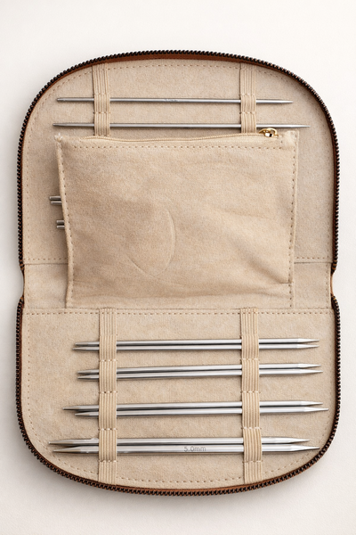 Set Premium de Agujas Circulares Intercambiables – Acero Inoxidable