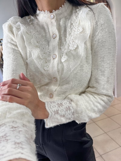 CAMISA ADÈLE CON FRISA HHP