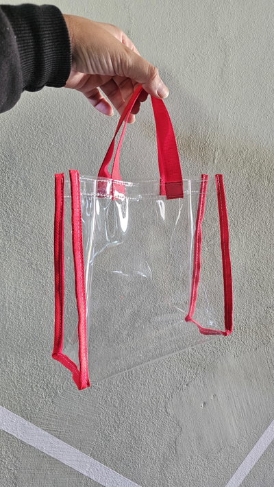 Moldería + Video Tutorial: Bolsita de PVC 20x20x8 cm