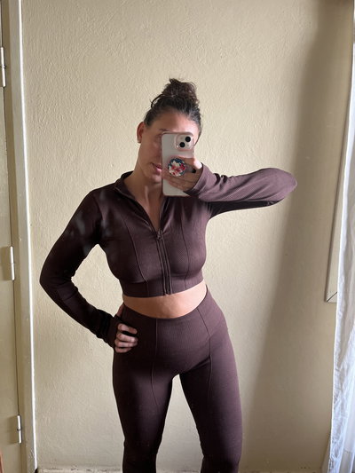 SET ÁMBAR SIN FRUNCE