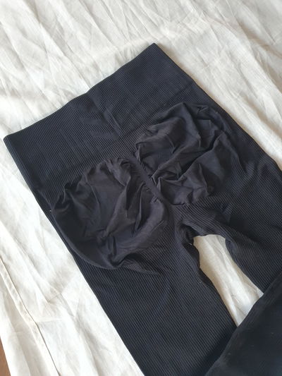CALZA SEAMLESS TOTAL BLACK ♡