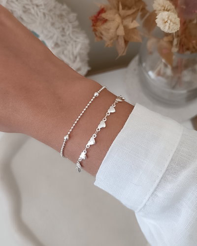 Pulsera Doble Corazones AB