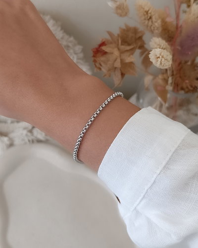 Pulsera Rolo cuadrada AQ 