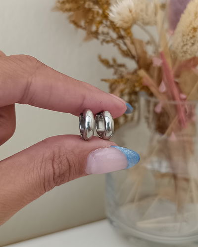 Argollas Rebeka Anchas 1cm