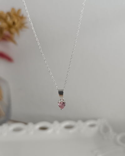 Conjunto Corazón Cubic Rosa 45cm