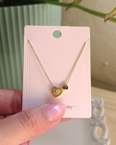 Conjunto Corazón punto de luz 40 a 45cm