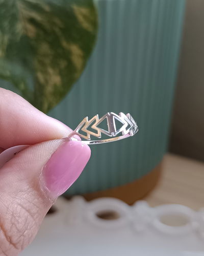 Anillo Triangulos AB