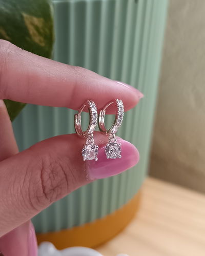 Argollas Circulo Cubic 1.2cm