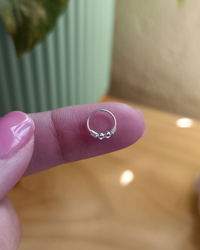 Argollita Individual Bali 8mm