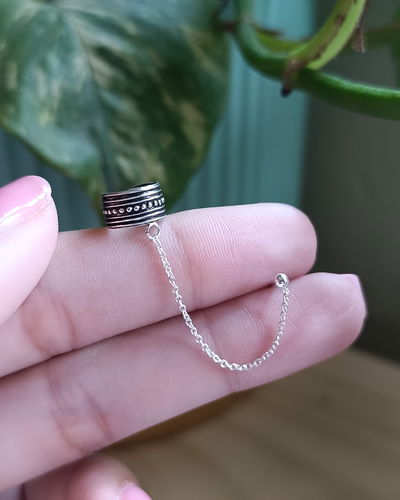 Cuff + Pasantes con cadena 