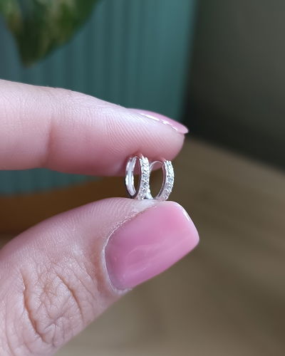 Argollas Cubanas 1cm