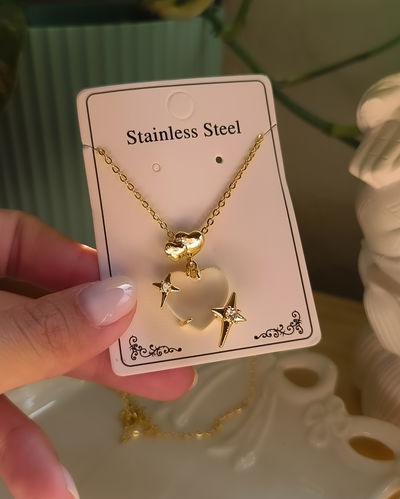 Conjunto Corazón y Estrellas AD