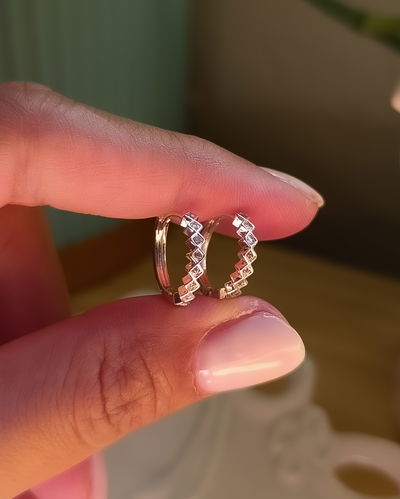 Argollas Cristal 1.5cm AB