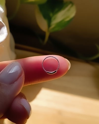 Argollita Individual Leonor Torzada 1cm