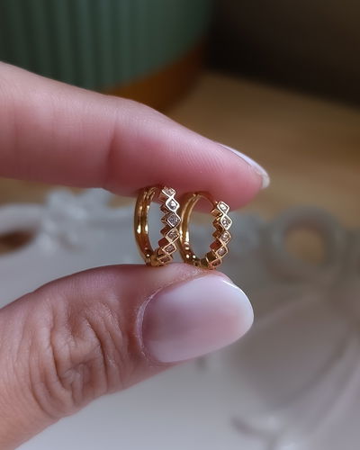 Argollas Cristal 1.2cm AD