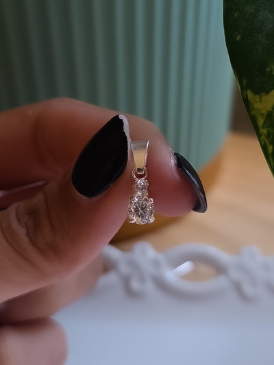 Dije Doble Cubic 6mm